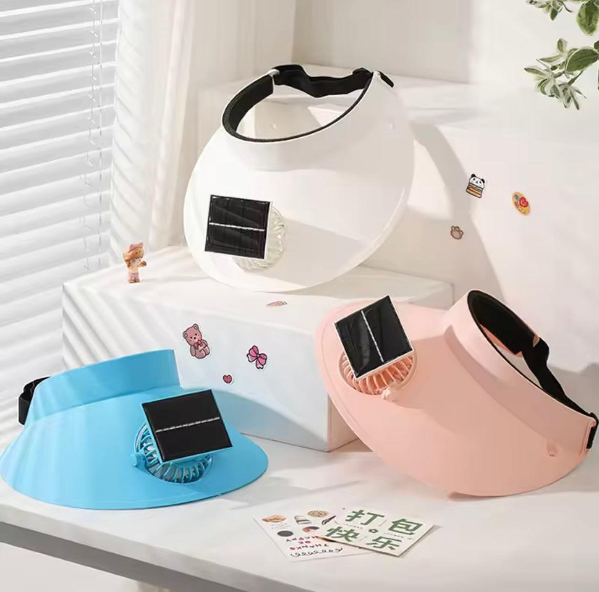Cooling Fan Sun Hat - Adjustable Temperature Controller and Breathable Design for Sun Protection and Outdoor Activities