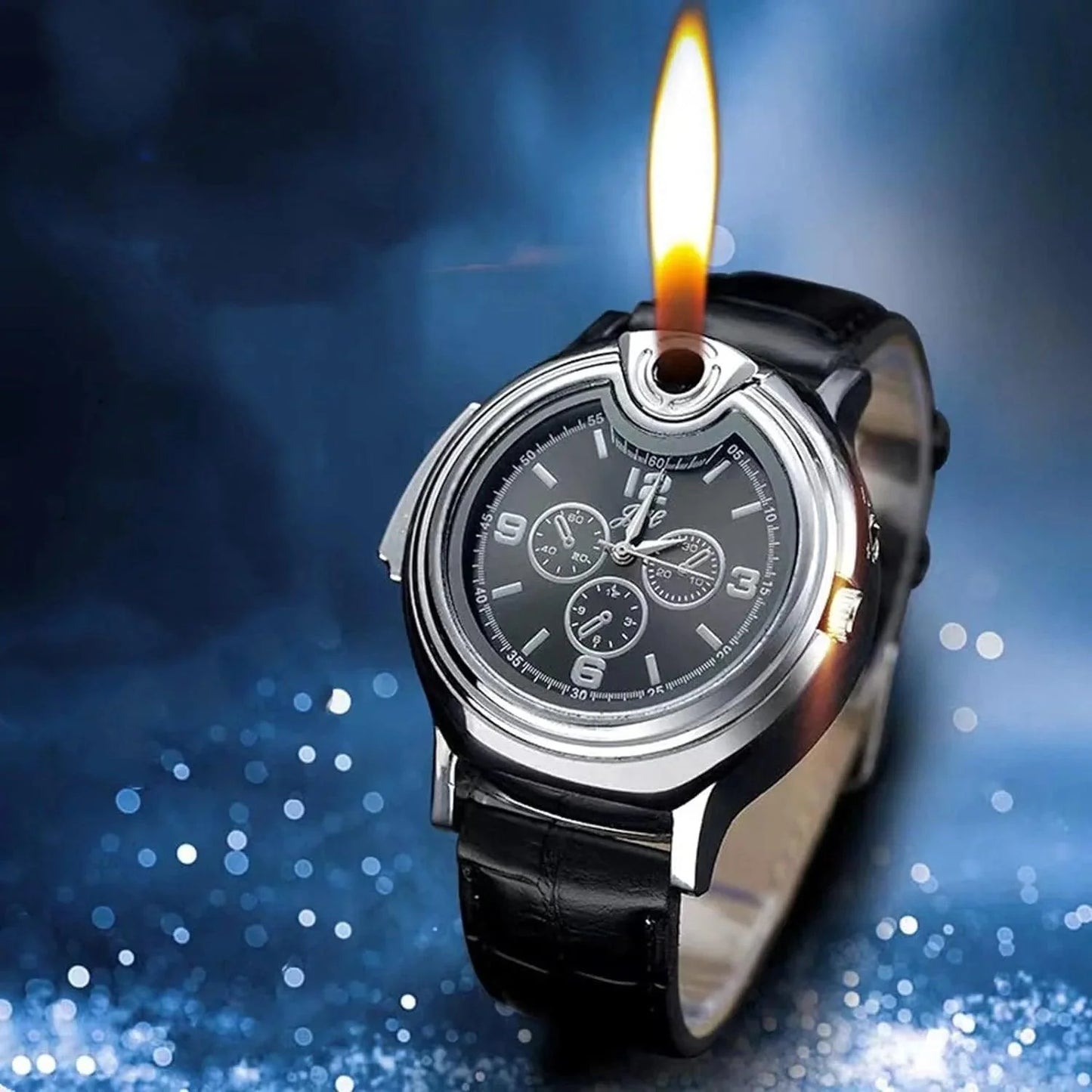 Wrist Watch Lighter - Stylish Inflatable Watch with Built-in Lighter Functionality
