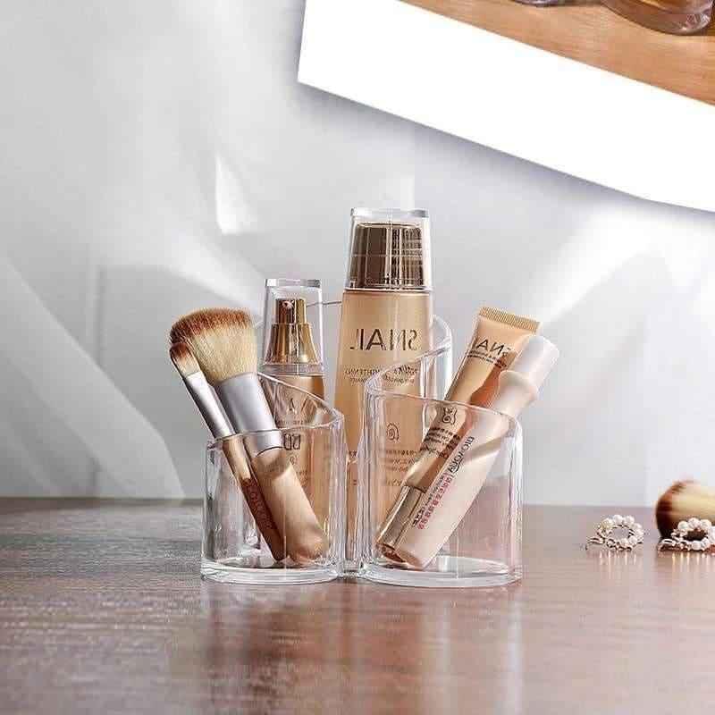 S-Shape Acrylic Brush Organizer for Stylish Storage Solutions