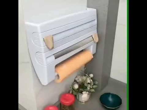4in1 Paper Dispenser for Multi-Function Use - Towel, Napkin, Tissue, and Wrap Holder