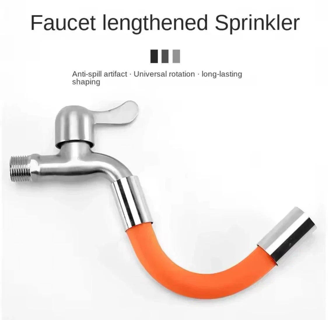 360° Rotation Faucet Extender Pipe for Maximum Convenience