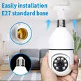 Bulb Camera 1080p Wifi 360 Degree Panoramic Night Vision / Home Security Full Hd Cctv Camera