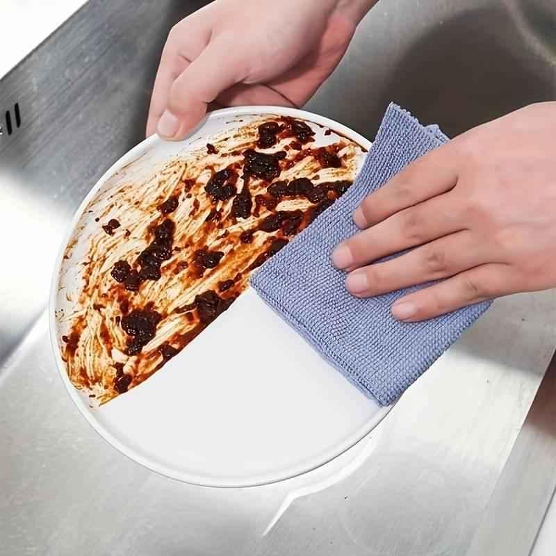 Reusable Microfiber Kitchen Cleaning Towels - Absorbent Dishcloths - Pack of 20Pcs or 10Pcs