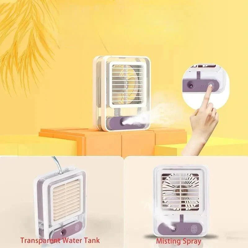 Portable Air Conditioner Fan - Compact and Efficient Cooling Solution for Home and Office
