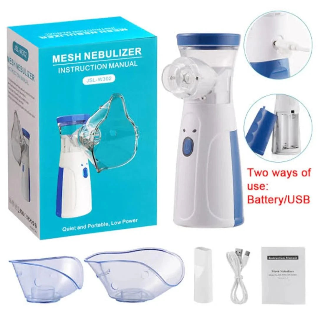 Portable Mesh Nebulizer for Kids and Adults - Compact and Efficient Breathing Solution