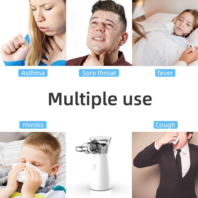 Portable Mesh Nebulizer for Kids and Adults - Compact and Efficient Breathing Solution