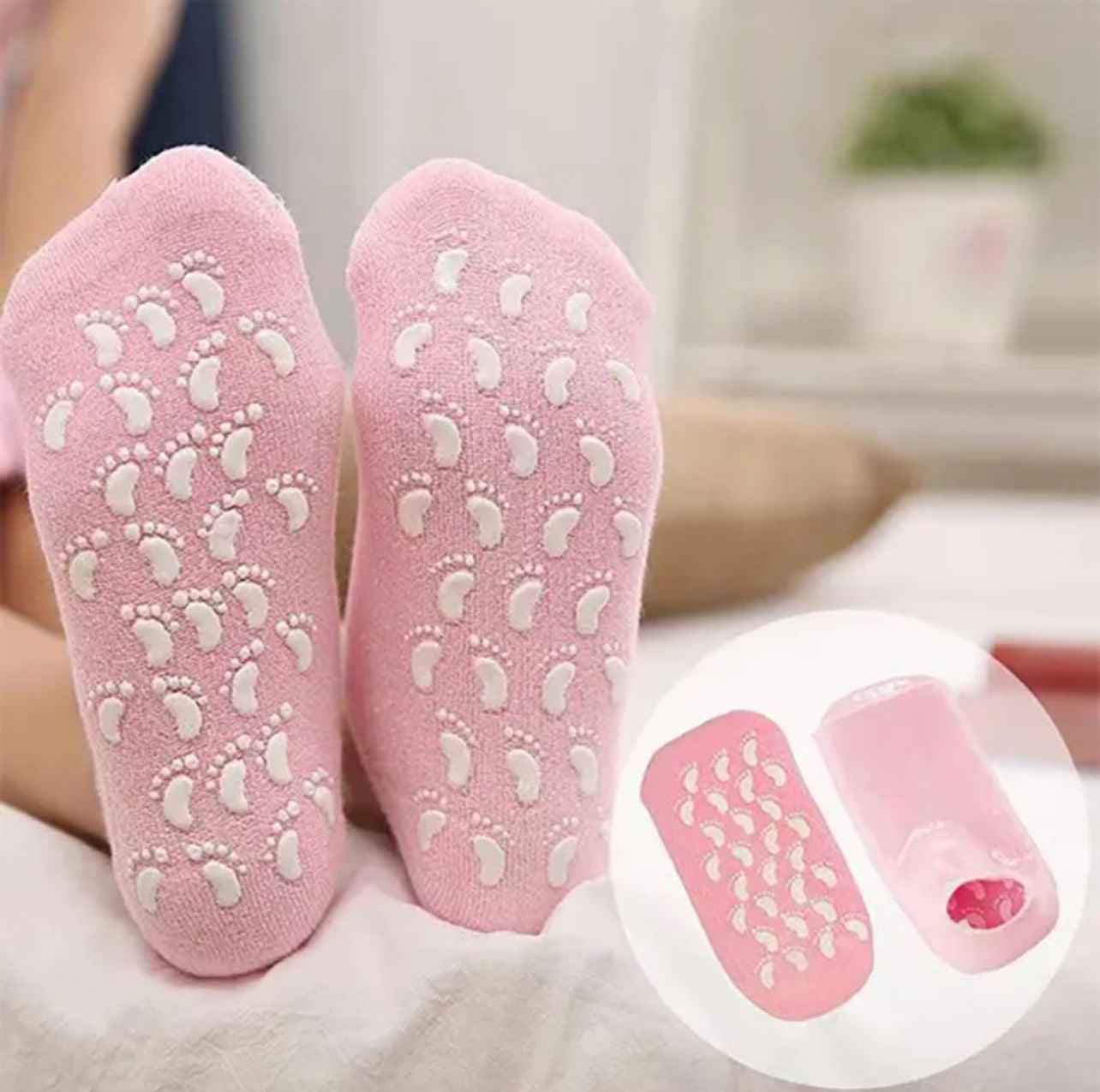 Reusable Heel Moisturizing Socks for Soft and Smooth Feet