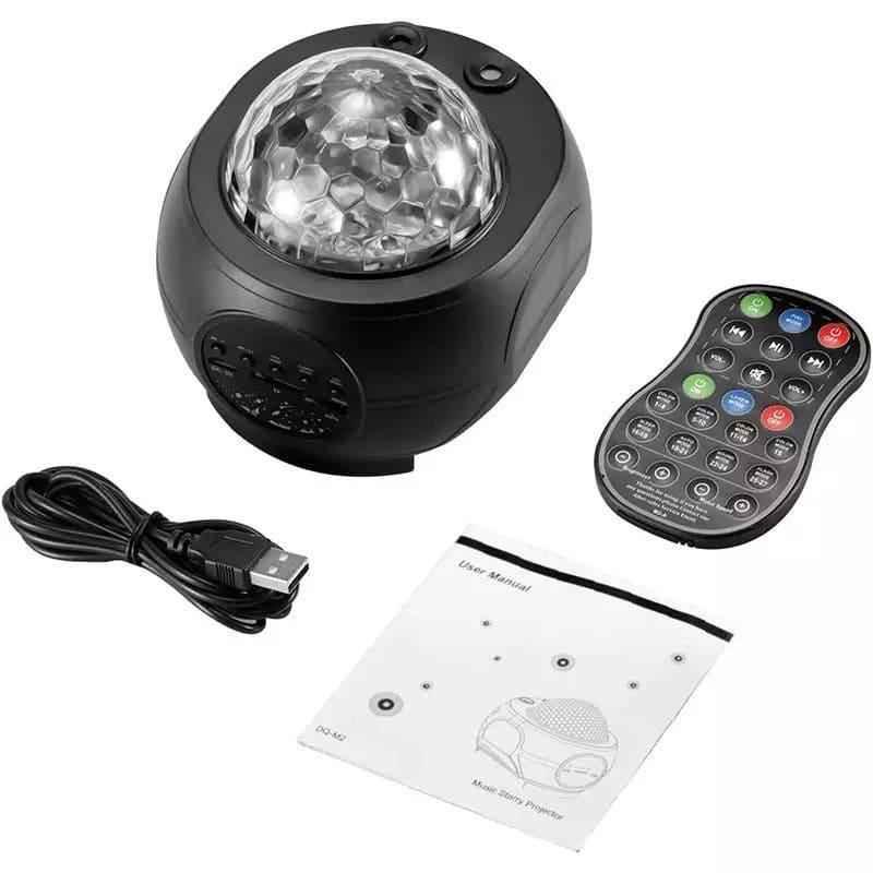 Galaxy Projector Speaker with Remote Control for Home Decor and Relaxation