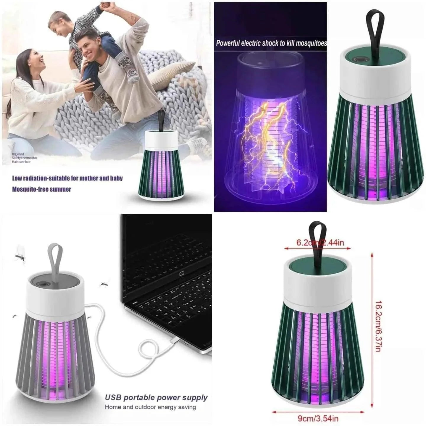 USB Mosquito Killer Lamp - Electric Insect Trap and LED Bug Zapper for Effective Mosquito Control