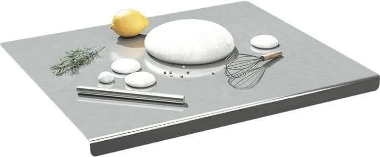 Stainless Steel Cutting Board for Vegetable Preparation