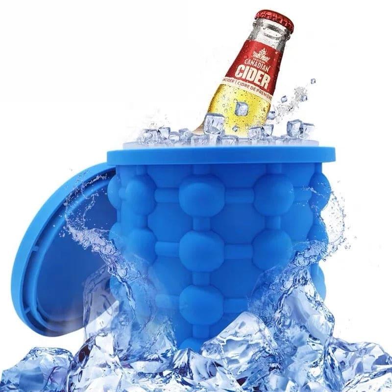 Silicone Ice Bucket for Parties and Events - Durable and Flexible Design