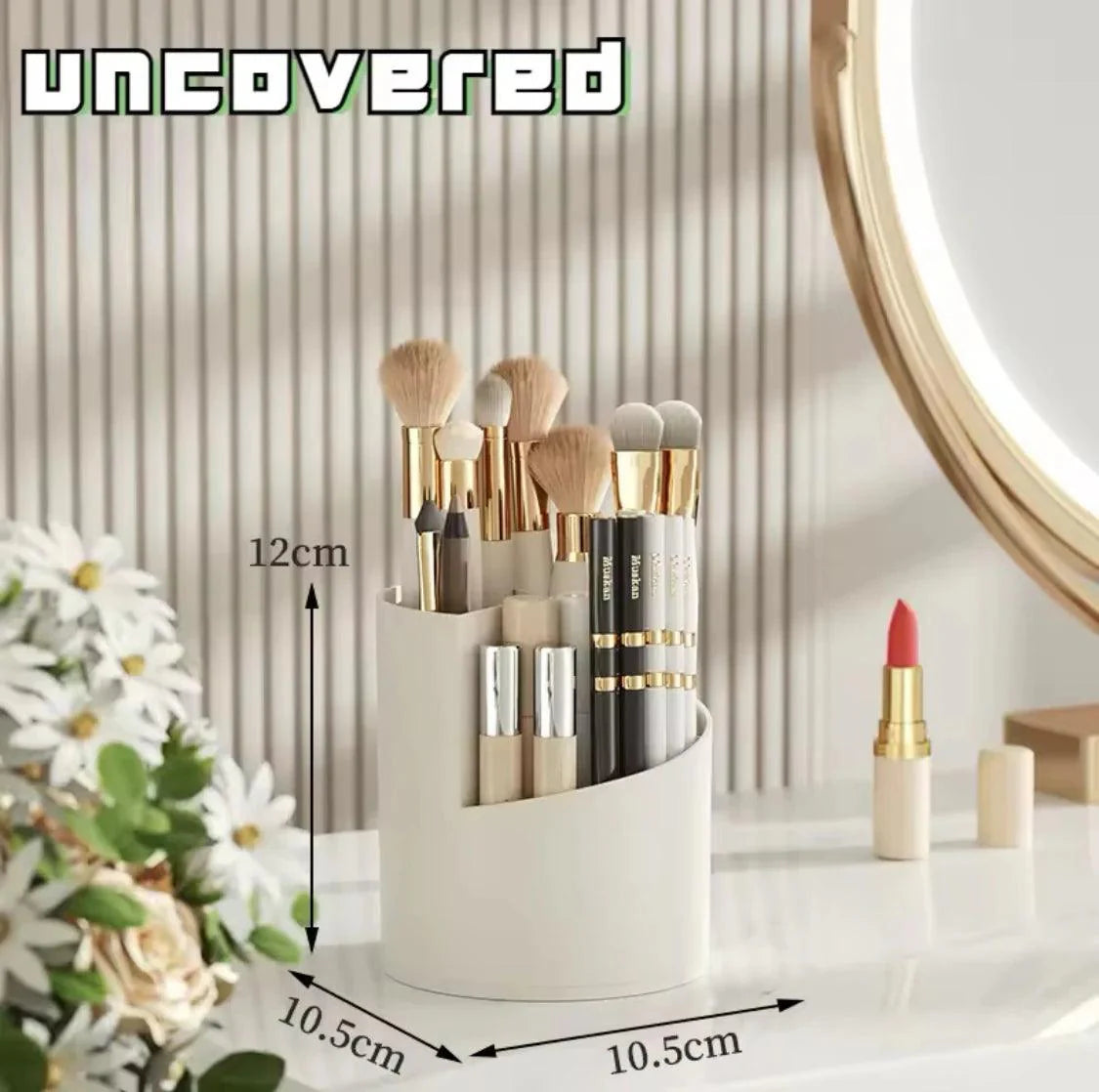 Acrylic Makeup Brush Organizer - Stylish Holder for Your Beauty Tools