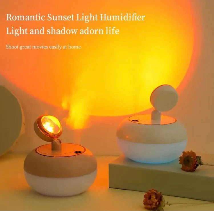 Sunset Light Humidifier with Color Changing Features