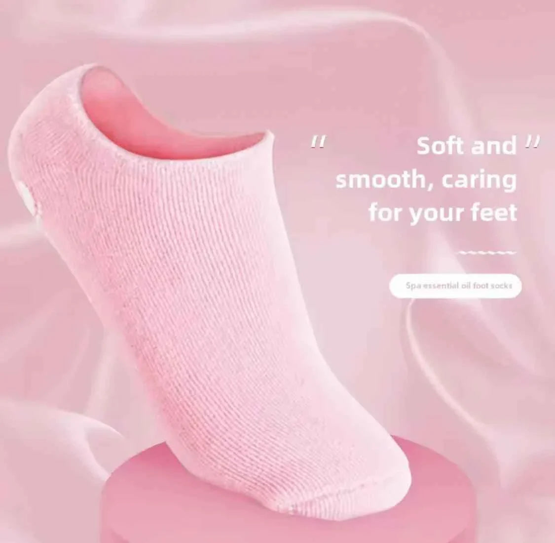 Reusable Heel Moisturizing Socks for Soft and Smooth Feet