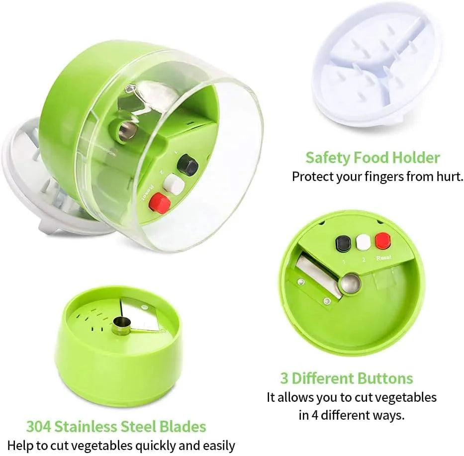4in1 Vegetable Spiral Cutter for Healthy Meals and Creative Recipes