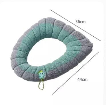 Washable Toilet Seat Cover for Easy Cleaning and Comfortable Stretching