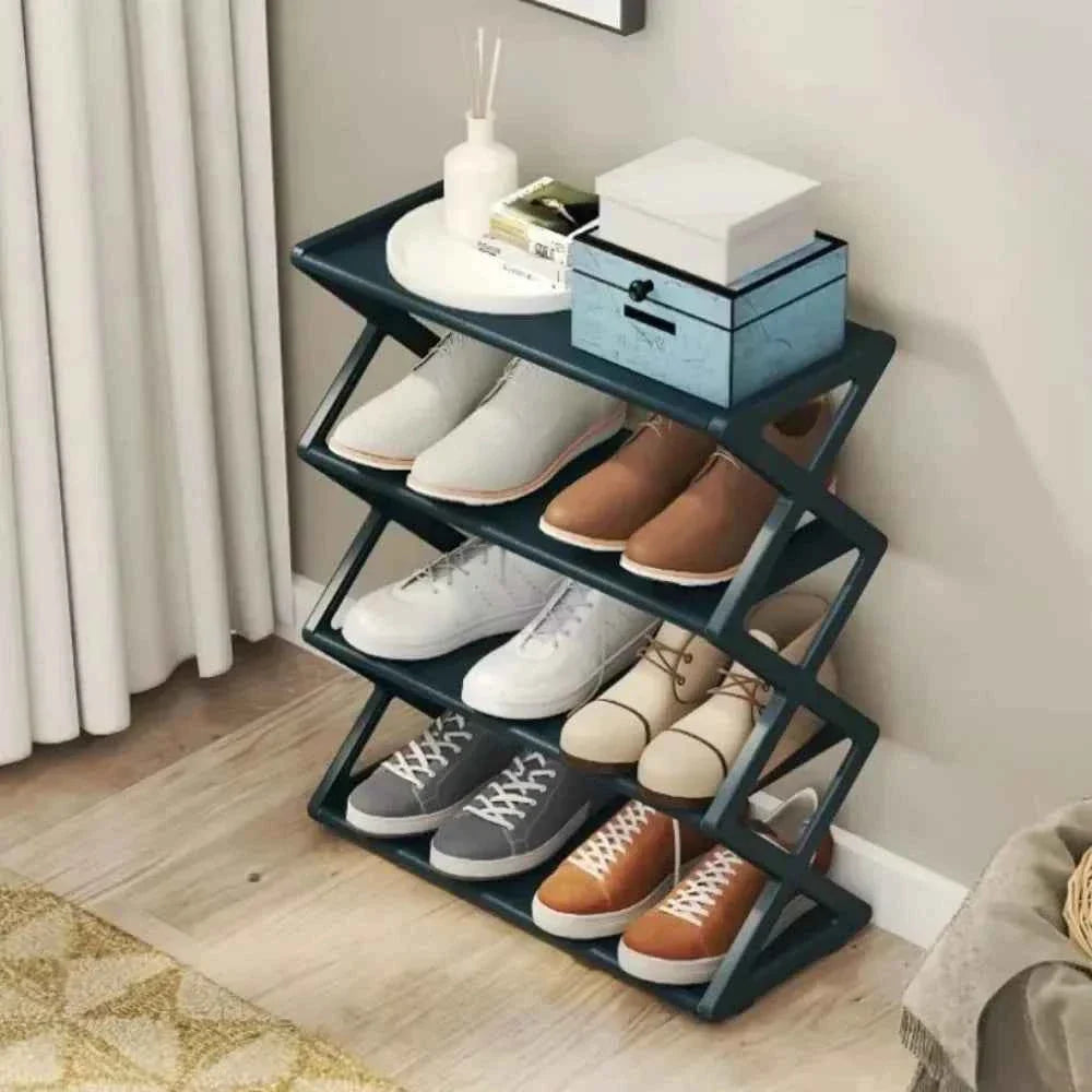 4 Layer Shoe Rack Home Assembly Stand
