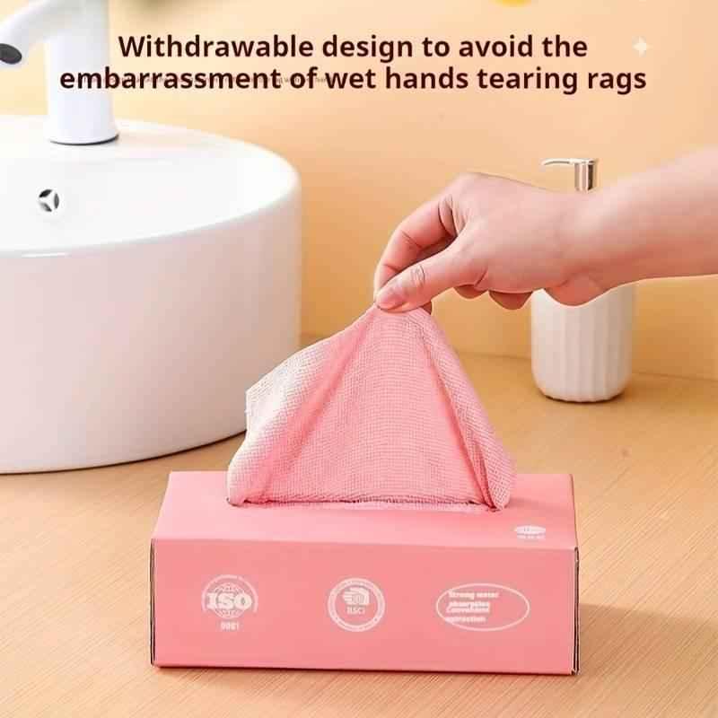 Reusable Microfiber Kitchen Cleaning Towels - Absorbent Dishcloths - Pack of 20Pcs or 10Pcs