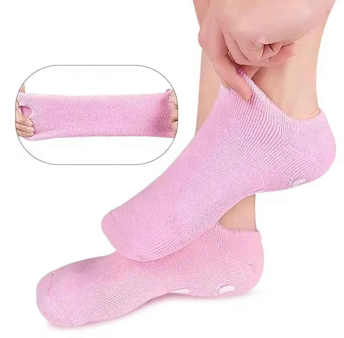 Reusable Heel Moisturizing Socks for Soft and Smooth Feet