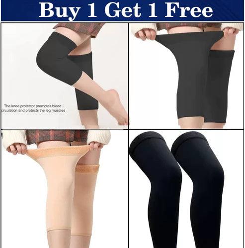 Unisex Fleece Knee Warmers for Comfort and Warmth