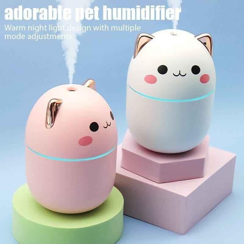 200ml Cat Humidifier - Adorable Cute Cat Design for Home and Office