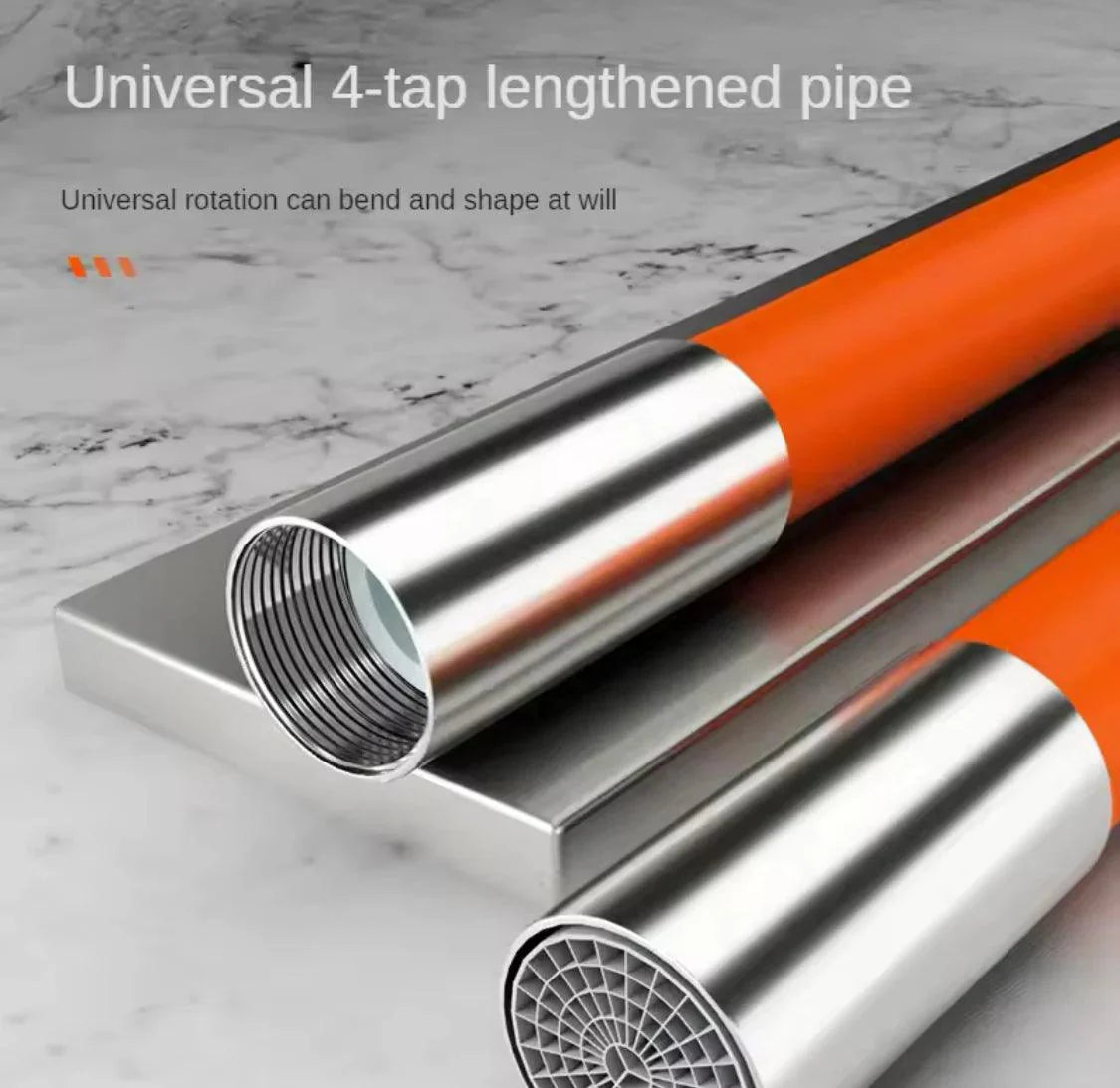 360° Rotation Faucet Extender Pipe for Maximum Convenience
