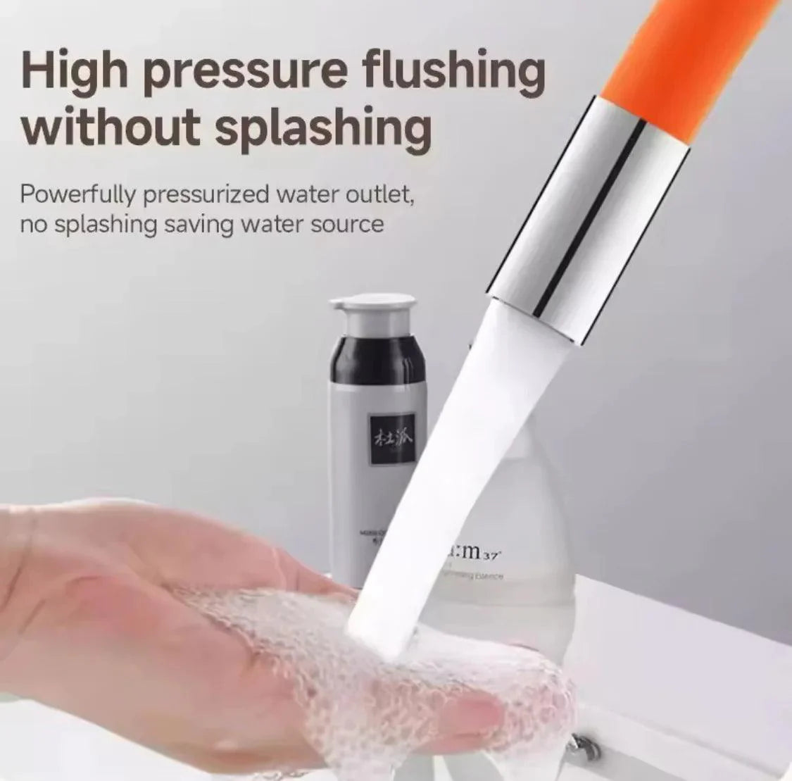 360° Rotation Faucet Extender Pipe for Maximum Convenience