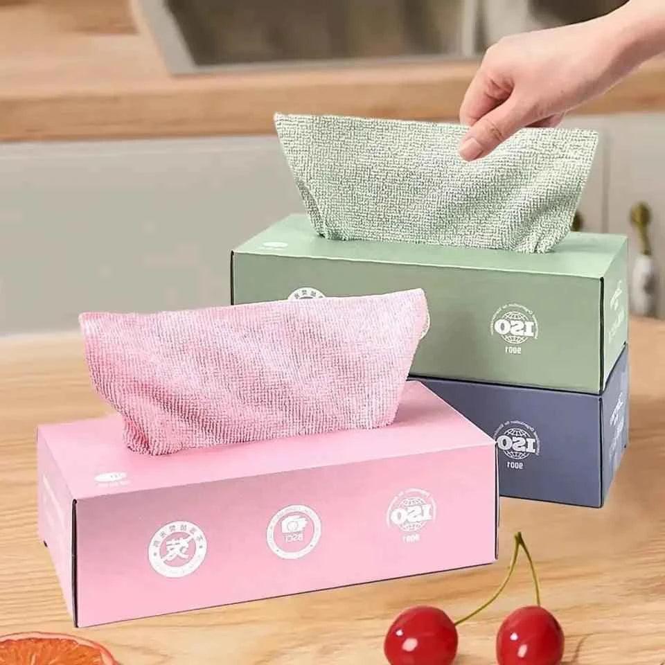 Reusable Microfiber Kitchen Cleaning Towels - Absorbent Dishcloths - Pack of 20Pcs or 10Pcs