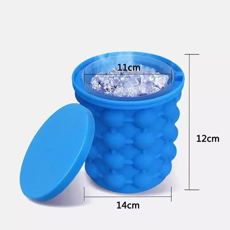 Silicone Ice Bucket for Parties and Events - Durable and Flexible Design