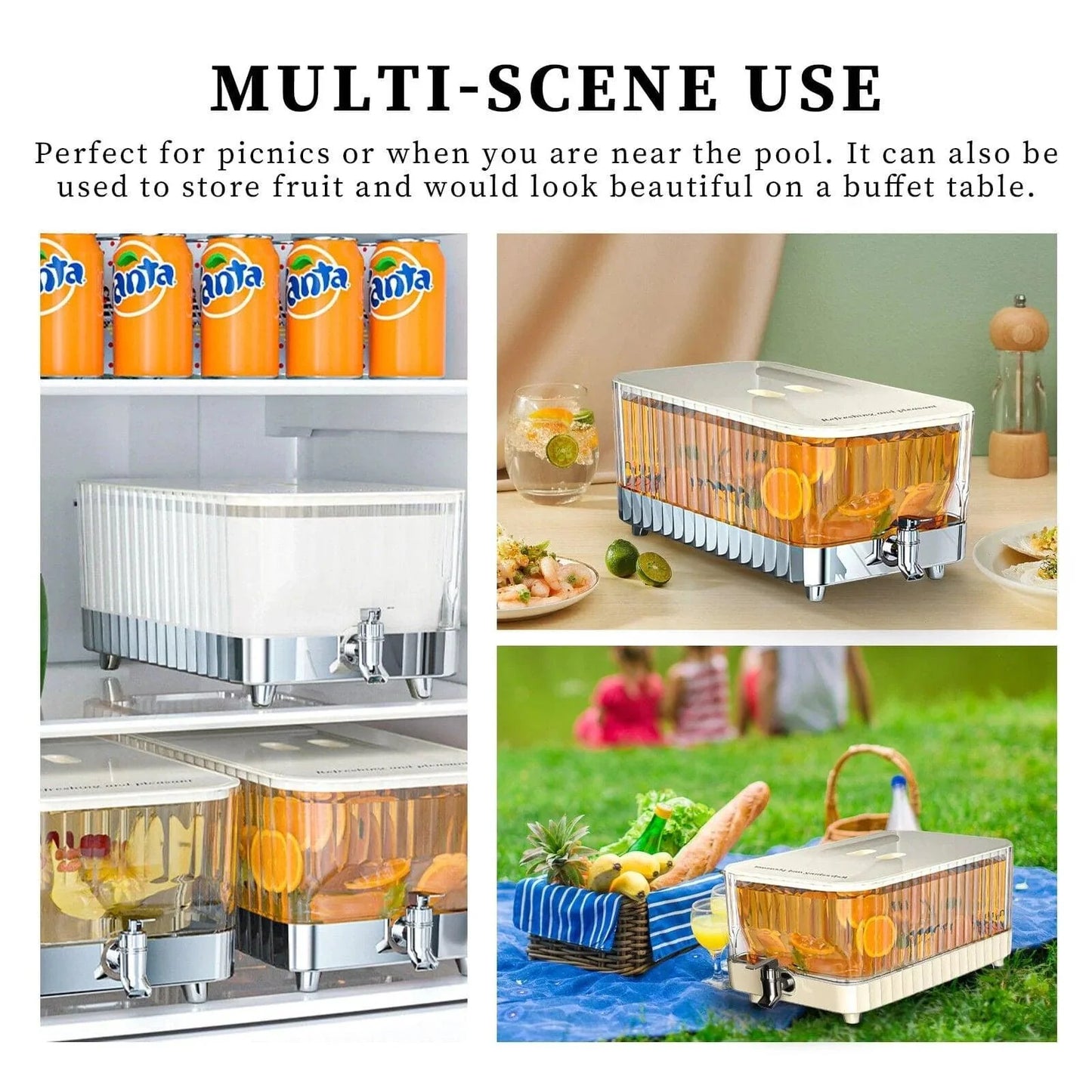 5.3 Litre Drink Container for Beverage Storage and Drinks