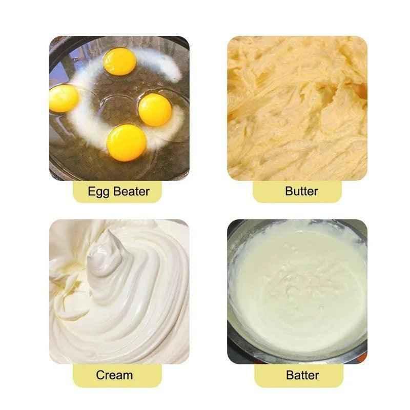 Stainless Steel Egg Beater - Durable Kitchen Whisk for Eggs and Batter