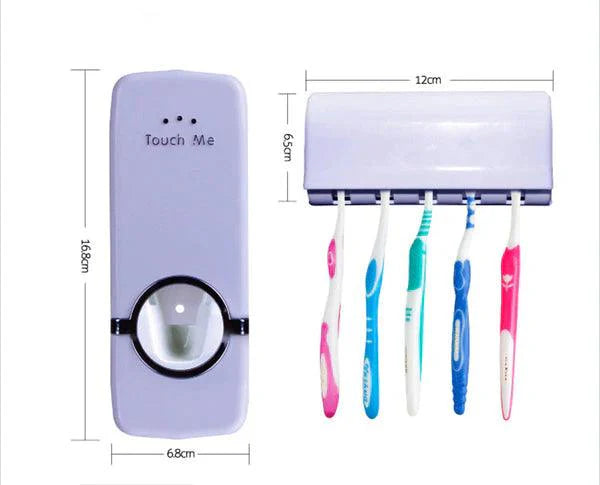 Toothpaste Dispenser Holder: Convenient Toothpaste Dispenser with Holder