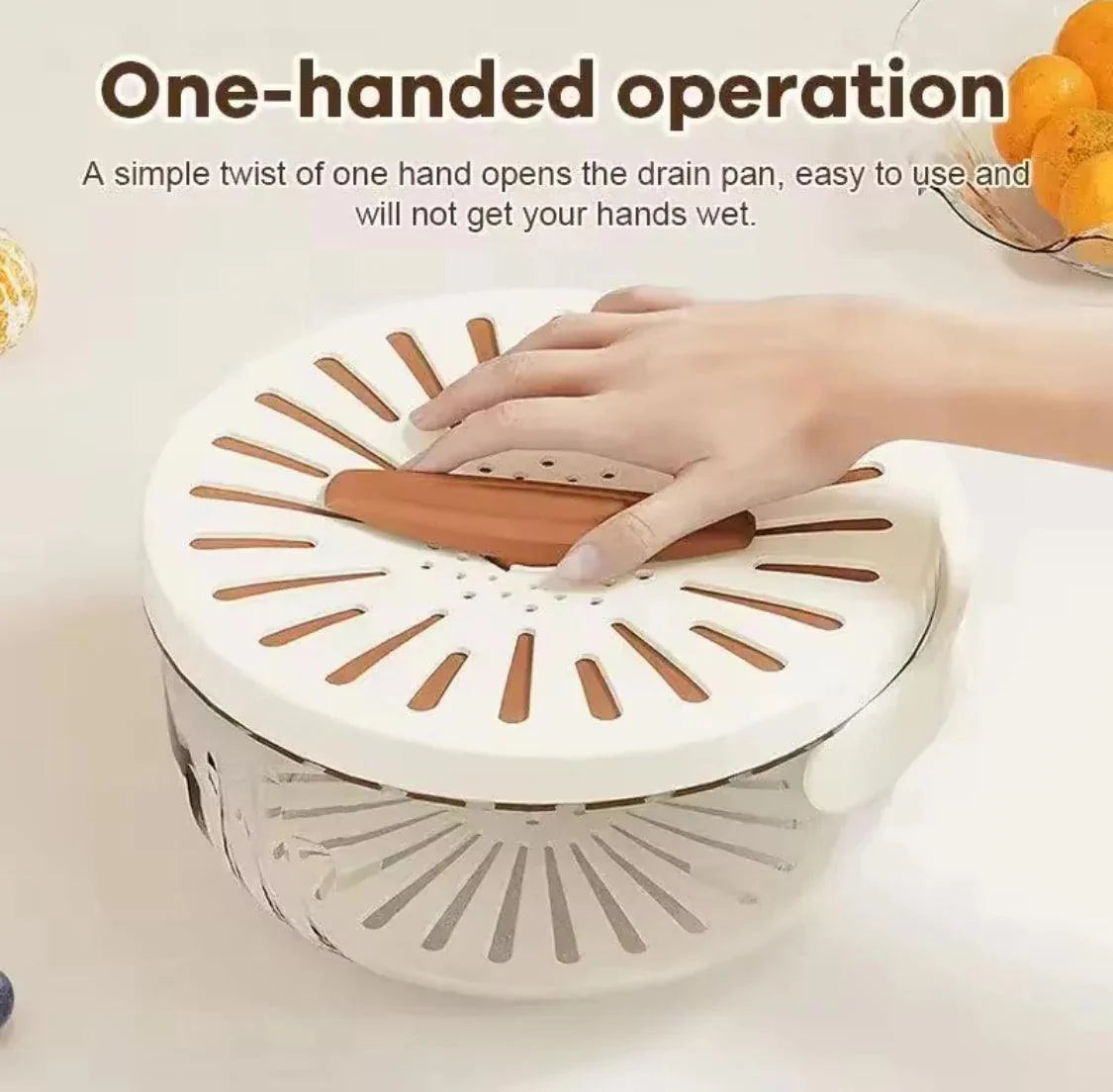 Vegetable and Fruit Washing Bowl for Easy Cleaning and Food Prep