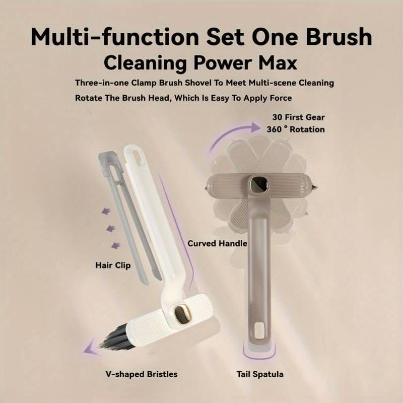 Rotating V Shaped Brush for Efficient Cleaning Solutions