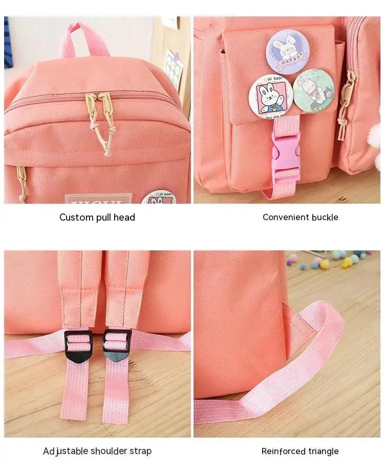 4pcs Bunny Bag Set - Cute and Functional Storage Solution for Kids