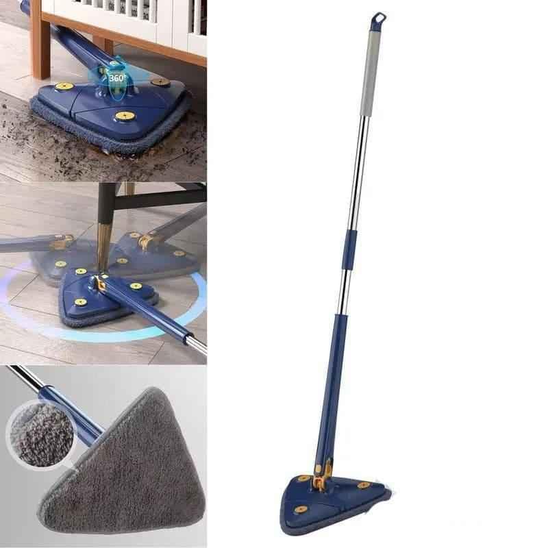 360-Degree Rotating Mop with Extendable Handle for Efficient Cleaning