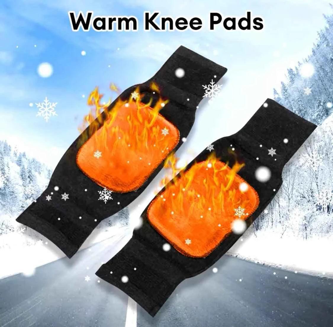 Soft Warm Wool Knee Pads - Cashmere Wool Knee Brace Support Sleeves without Belt