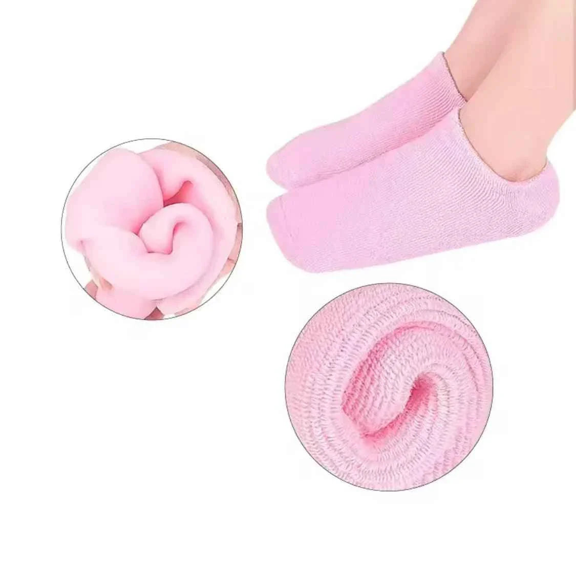 Reusable Heel Moisturizing Socks for Soft and Smooth Feet