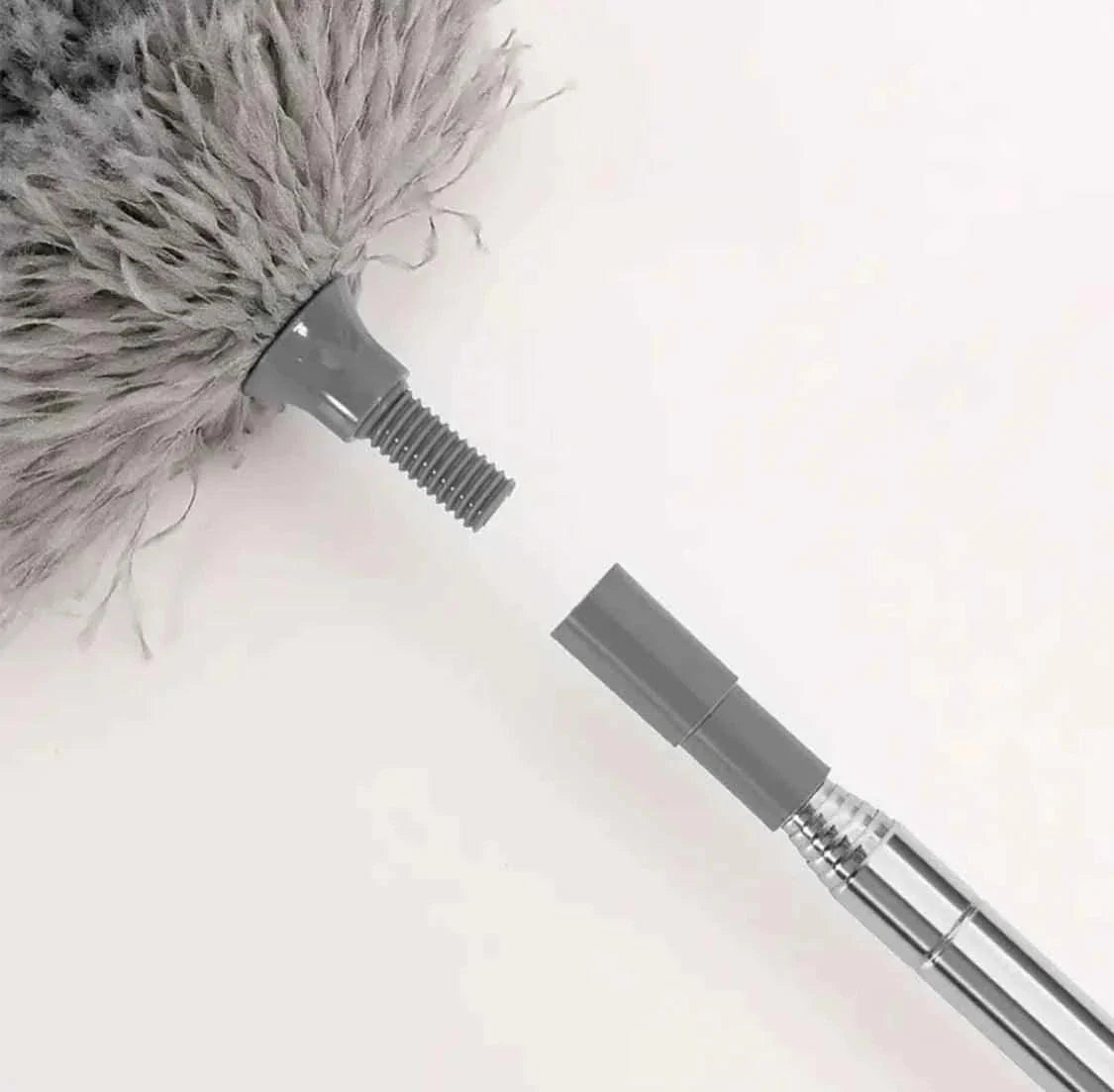 Extendable Feather Duster with Long Bendable Pole for High Ceiling and Ceiling Fan Cleaning