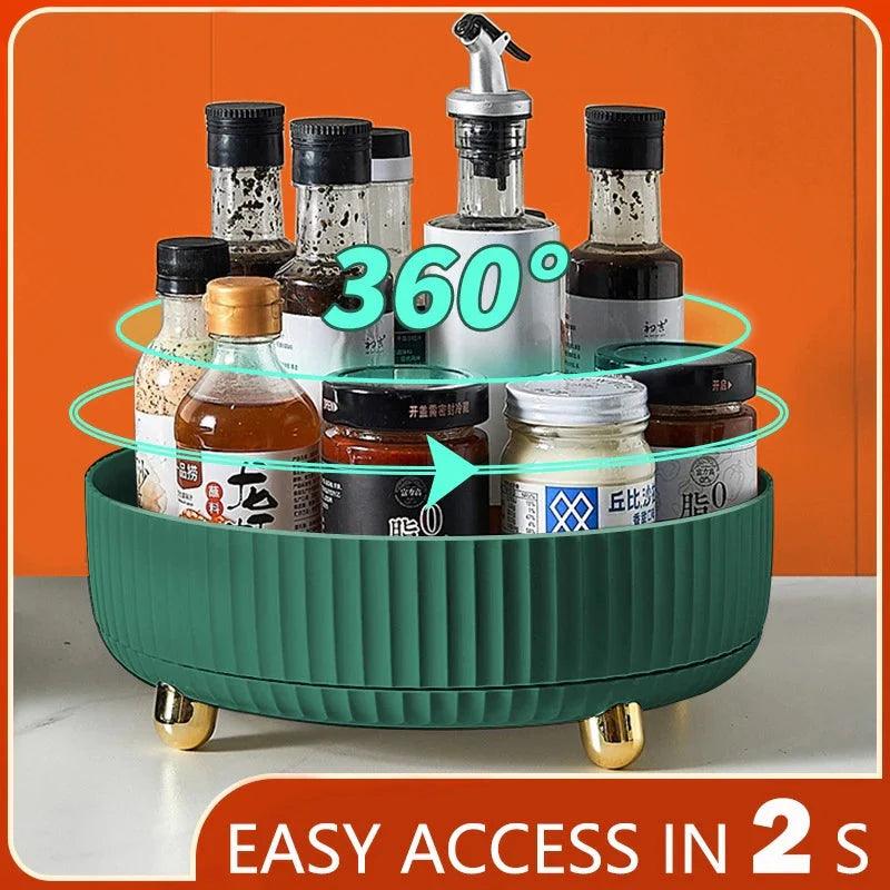 Stainless Steel Vegetable Cutting Board with Luxury Rotating Tray - Durable, Hygienic, Easy to Clean for Home and Restaurant Use