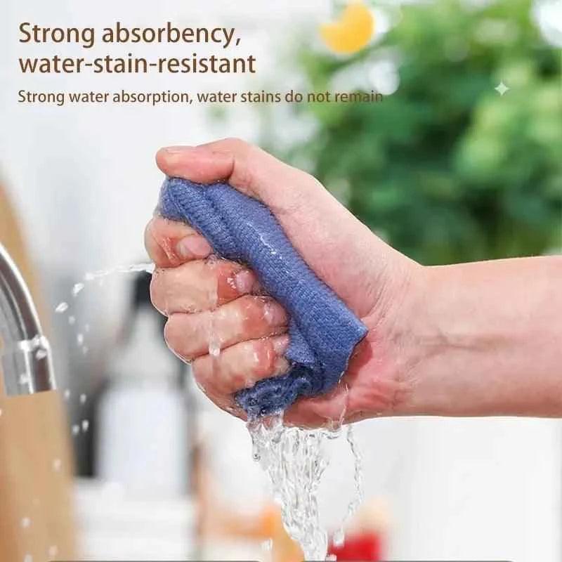 Reusable Microfiber Kitchen Cleaning Towels - Absorbent Dishcloths - Pack of 20Pcs or 10Pcs