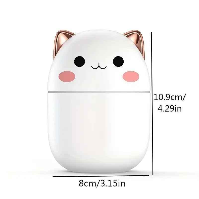 200ml Cat Humidifier - Adorable Cute Cat Design for Home and Office
