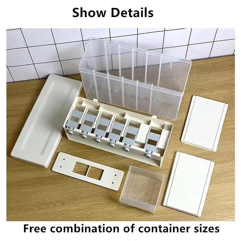 Wall Mounted Cereal Dispenser - 10 kg Capacity for Convenient Storage