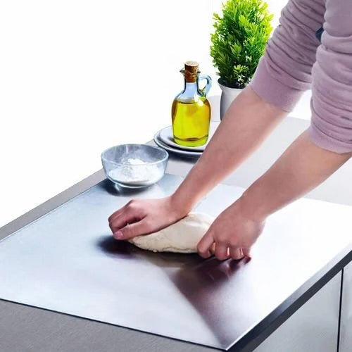 Stainless Steel Cutting Board for Vegetable Preparation