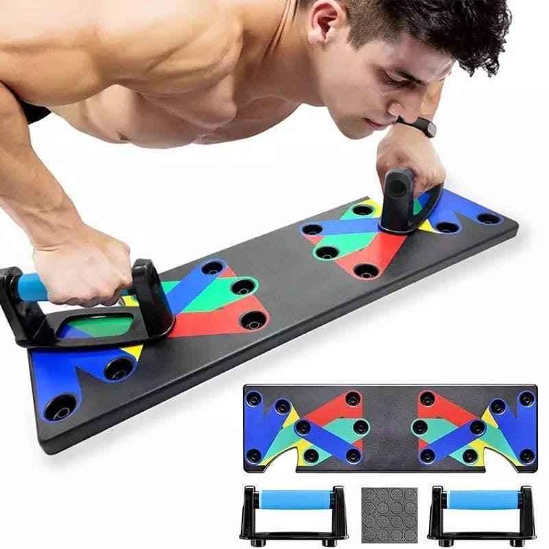 9-in-1 Push Up Rack System for Men and Women - Versatile Home Workout Equipment