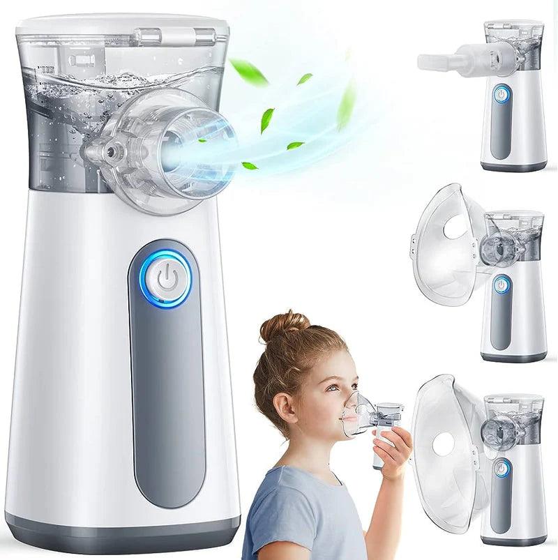 Portable Mesh Nebulizer for Kids and Adults - Compact and Efficient Breathing Solution