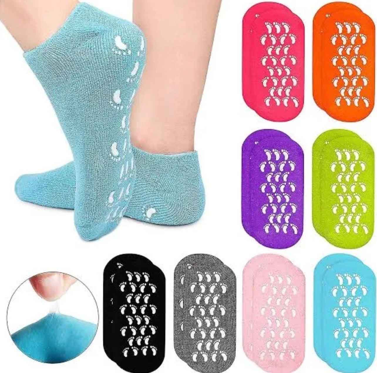 Reusable Heel Moisturizing Socks for Soft and Smooth Feet