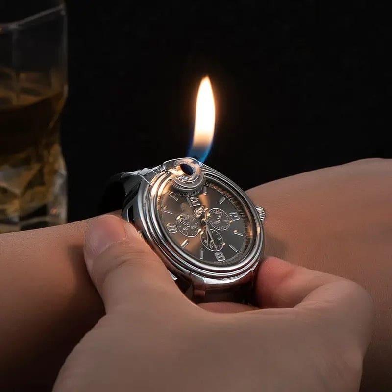 Wrist Watch Lighter - Stylish Inflatable Watch with Built-in Lighter Functionality