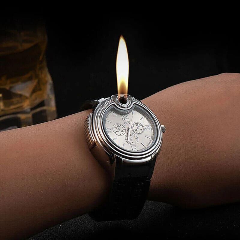 Wrist Watch Lighter - Stylish Inflatable Watch with Built-in Lighter Functionality
