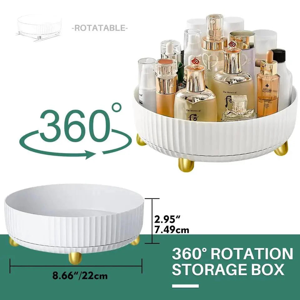 Stainless Steel Vegetable Cutting Board with Luxury Rotating Tray - Durable, Hygienic, Easy to Clean for Home and Restaurant Use